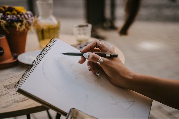 Taller d'il·lustració a Girona amb te i pastes al Barri Vell